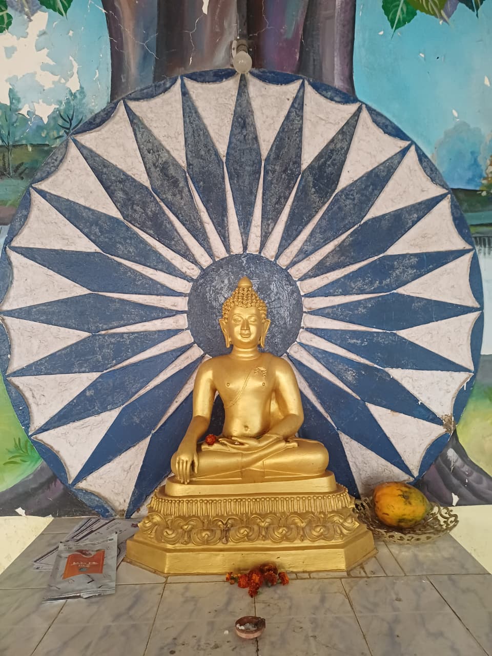 Gautambudha statue in budhvihar 